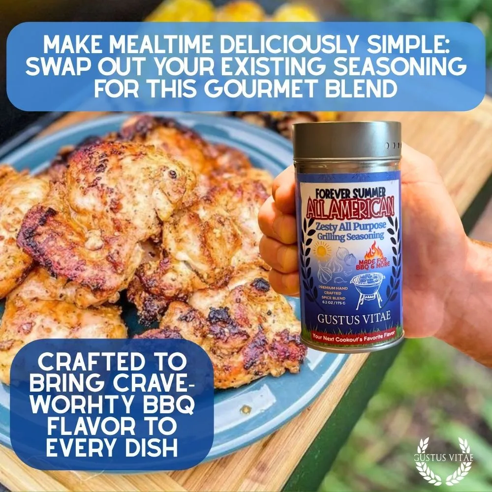 Forever Summer: All American Zesty All Purpose Grilling Seasoning