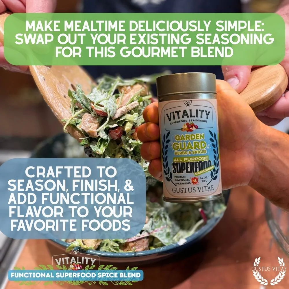 Garden Guard Superfood Seasoning | All Purpose Vitality Blend