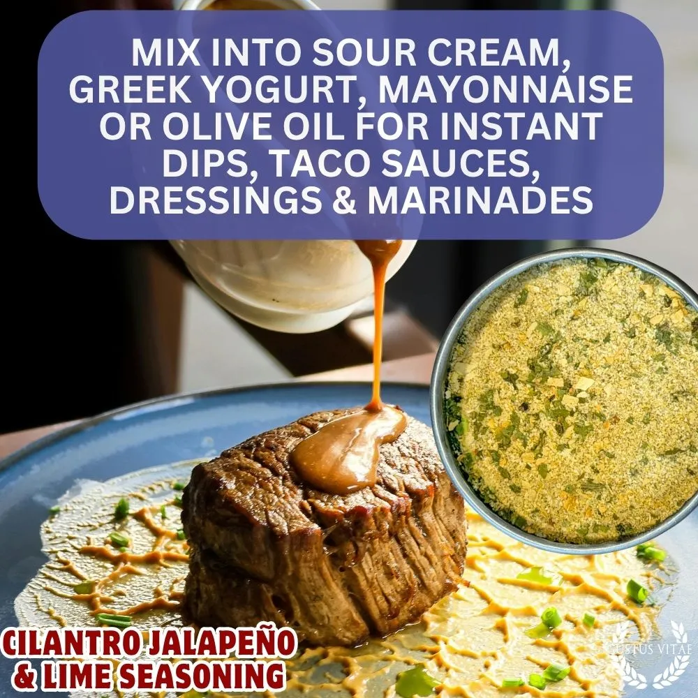 Cilantro Jalapeño & Lime Seasoning | Sauce Collection Seasonings