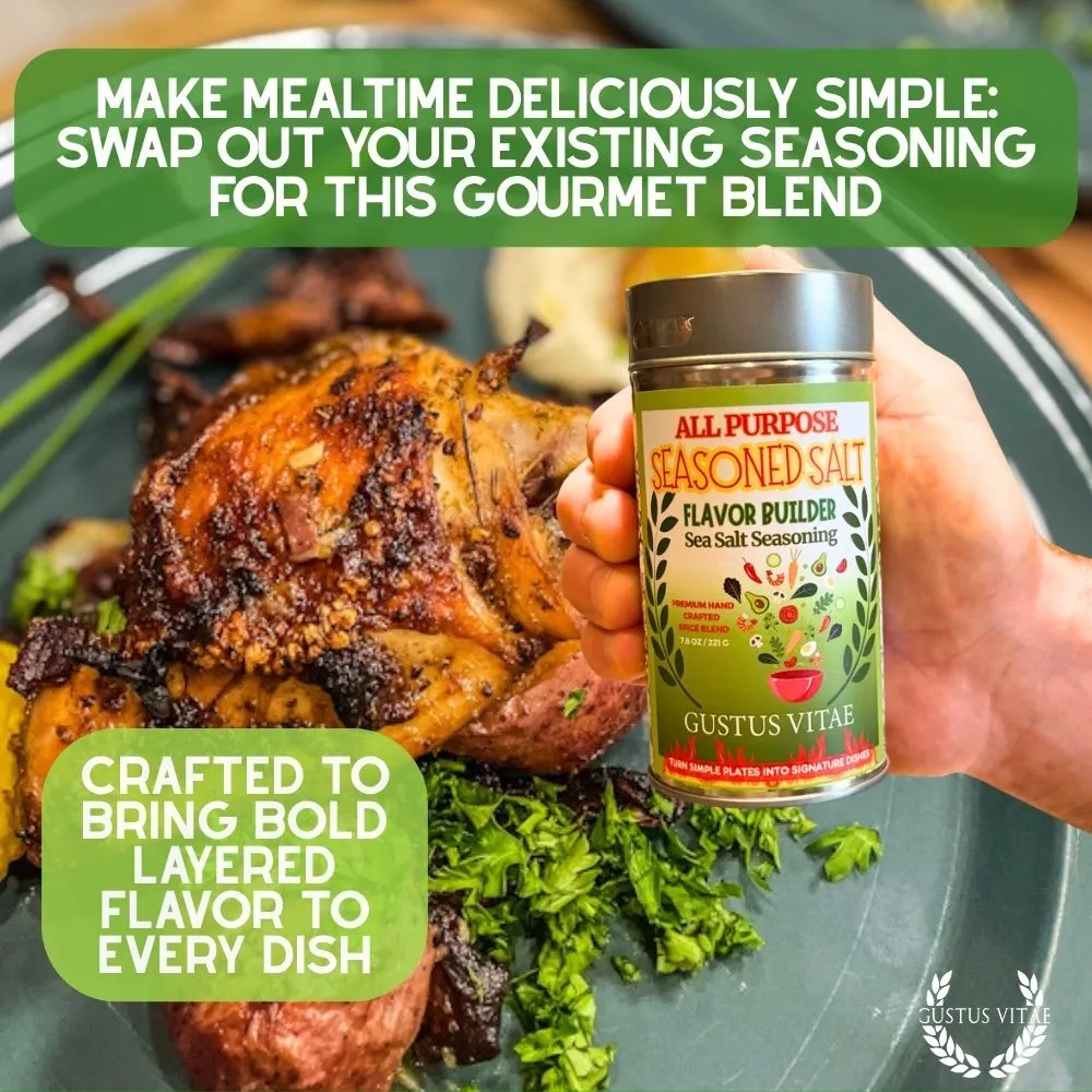 All Purpose Seasoned Salt | Flavor Builder Sea Salt Seasoning