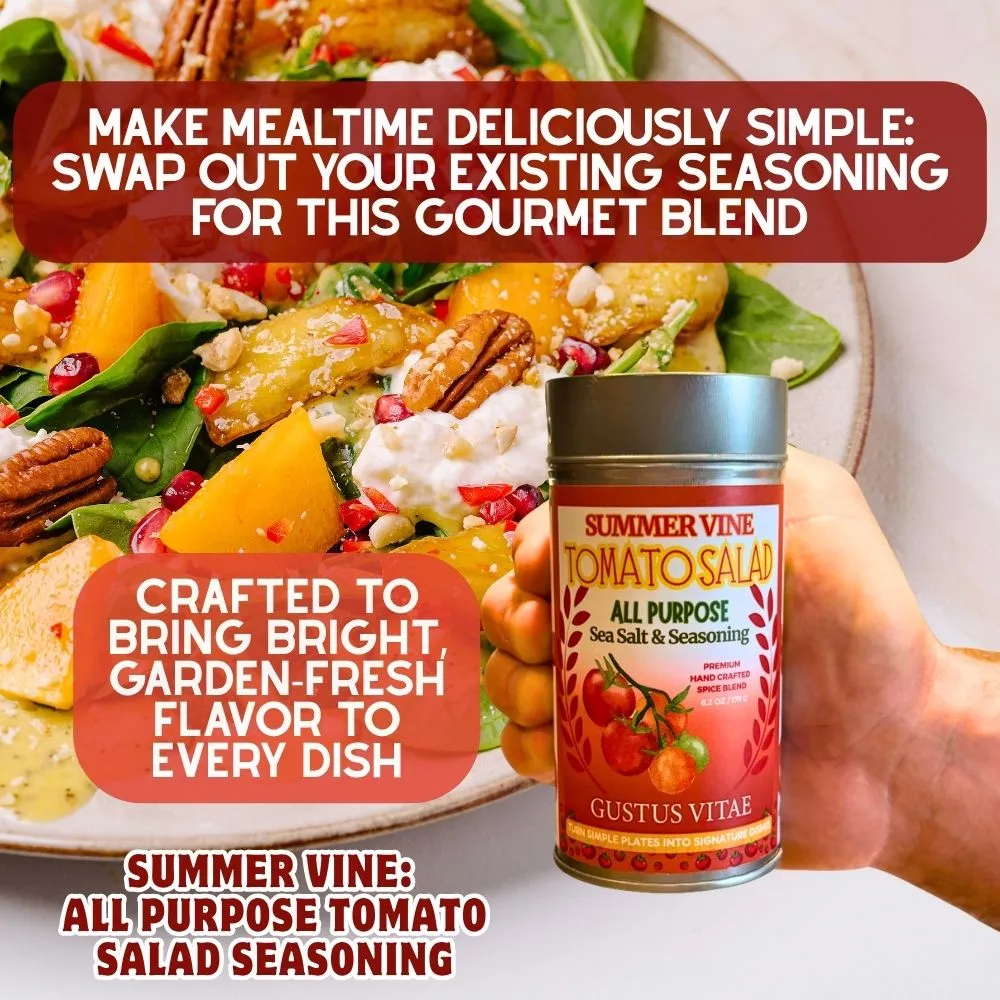Summer Vine: All Purpose Tomato Salad Seasoning