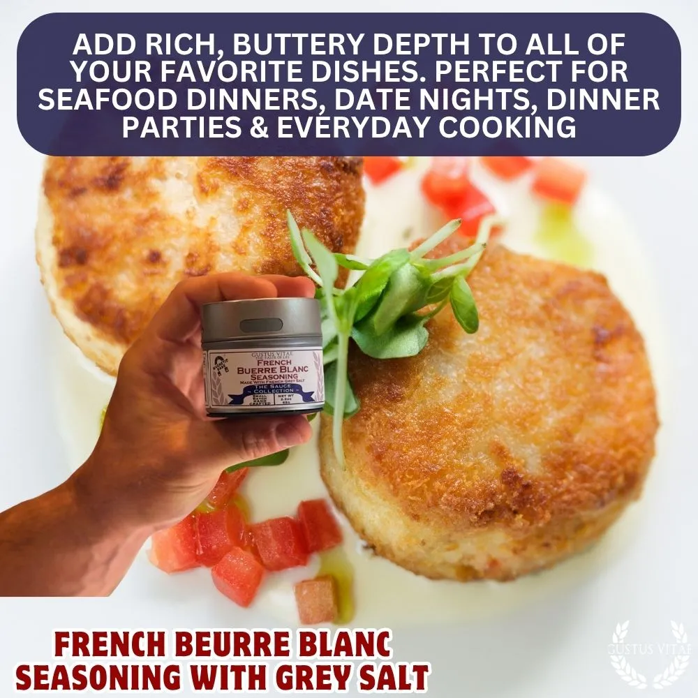 French Beurre Blanc Seasoning with Grey Salt | Sauce Collection Seasonings