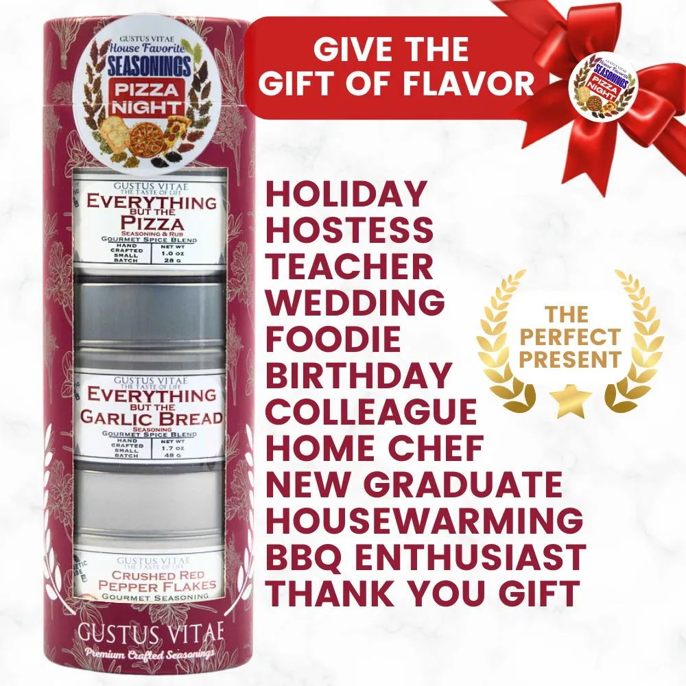 Pizza Night House Favorite Seasonings | Gift Pack Set of 3