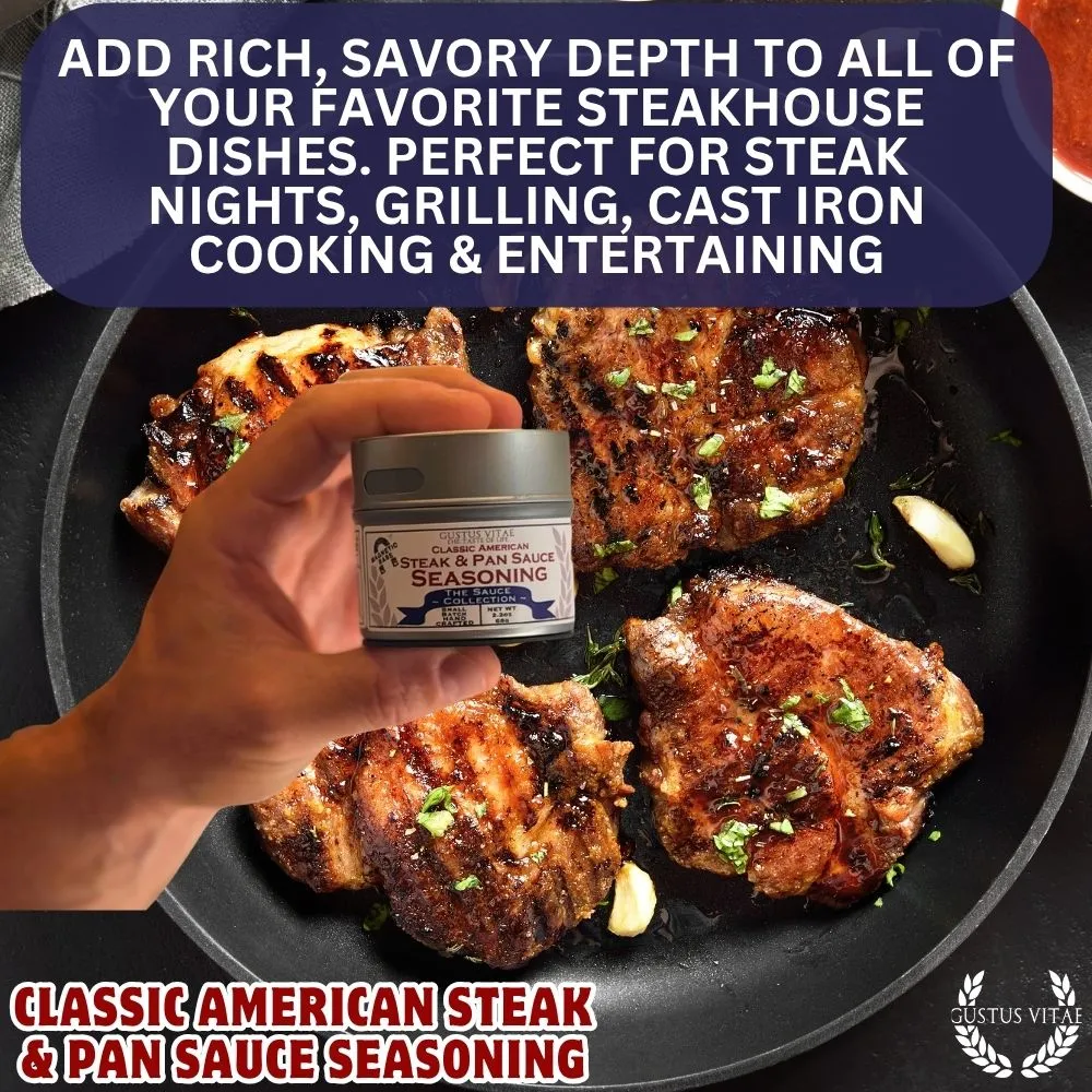 Classic American Steak & Pan Sauce Seasoning | Sauce Collection Seasonings