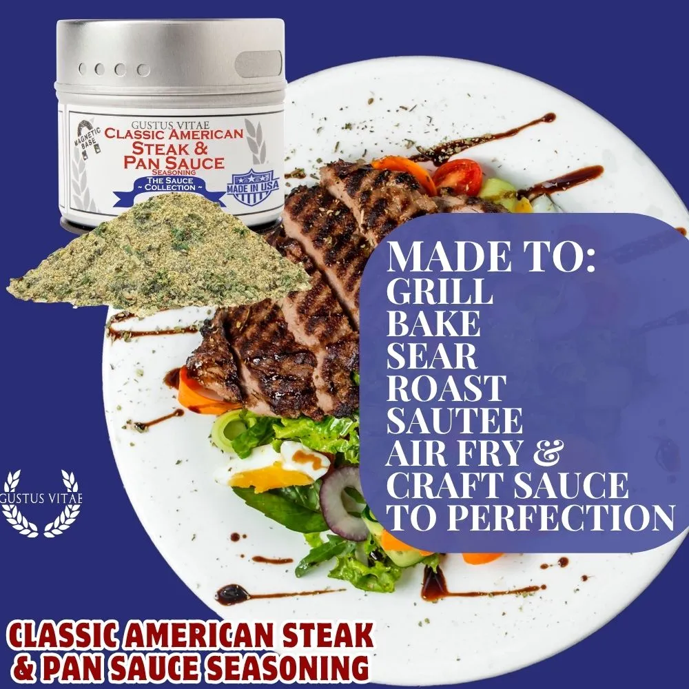 Classic American Steak & Pan Sauce Seasoning | Sauce Collection Seasonings