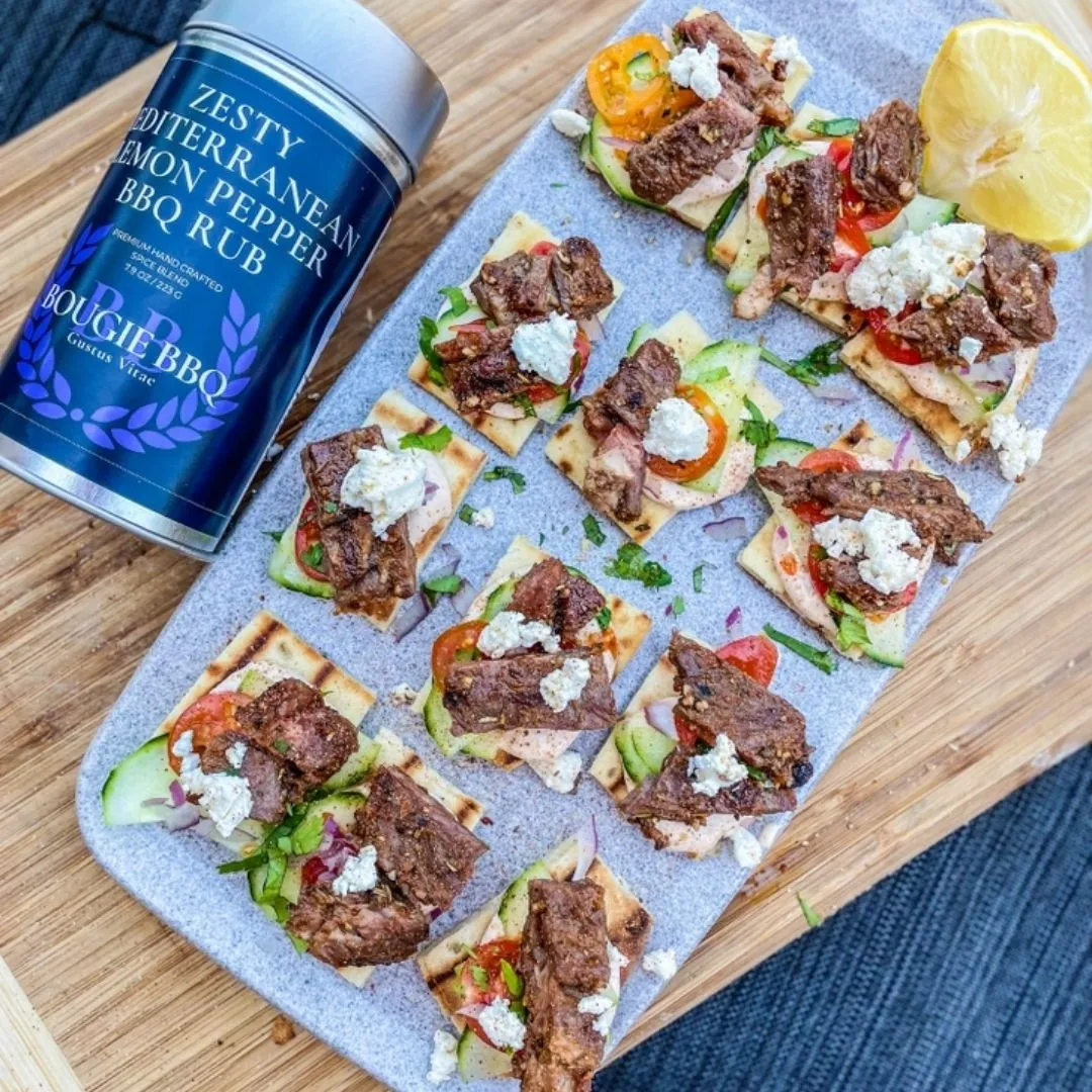 Zesty Mediterranean Lemon Pepper BBQ Rub | Bougie BBQ