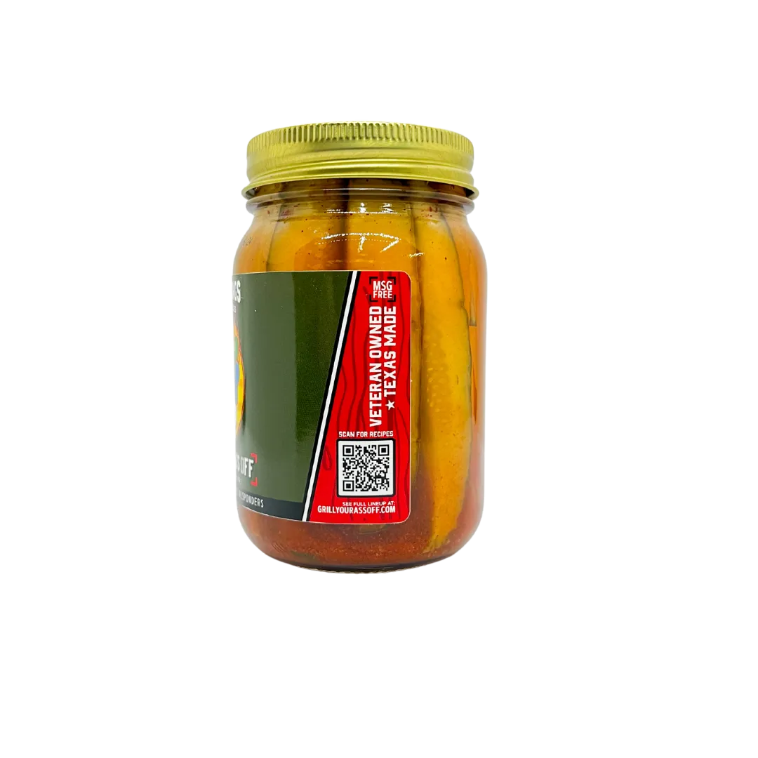 Atomic Dongs – Dill Pickle Habanero & Garlic Spears Bold 