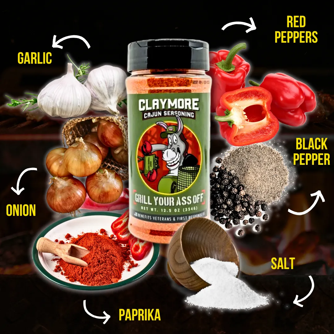 Claymore Cajun Seasoning™ - Creole, Spicy