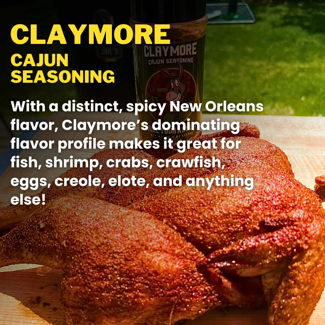 Claymore Cajun Seasoning™ - Creole, Spicy