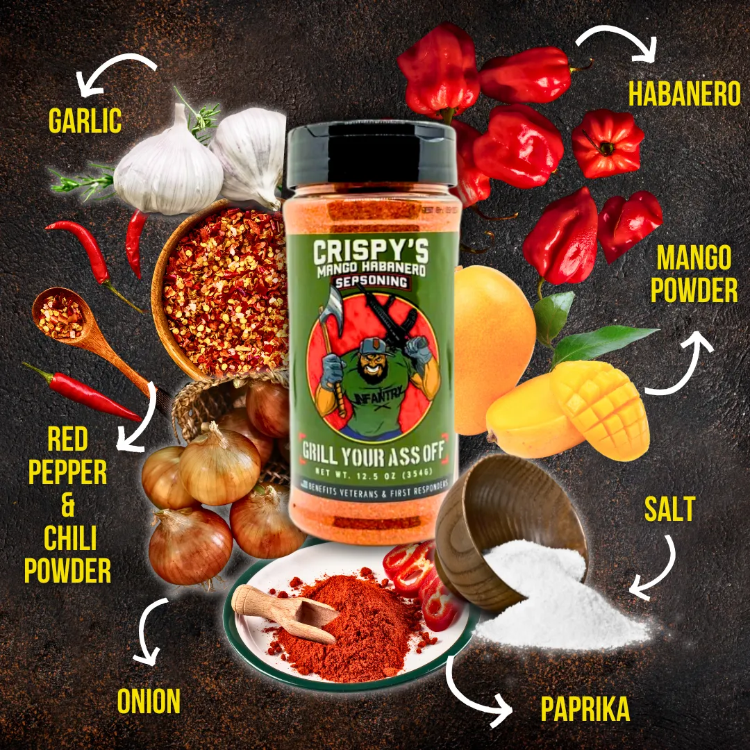 Crispy's Mango Habanero Seasoning™ - Spicy Hot Sweet