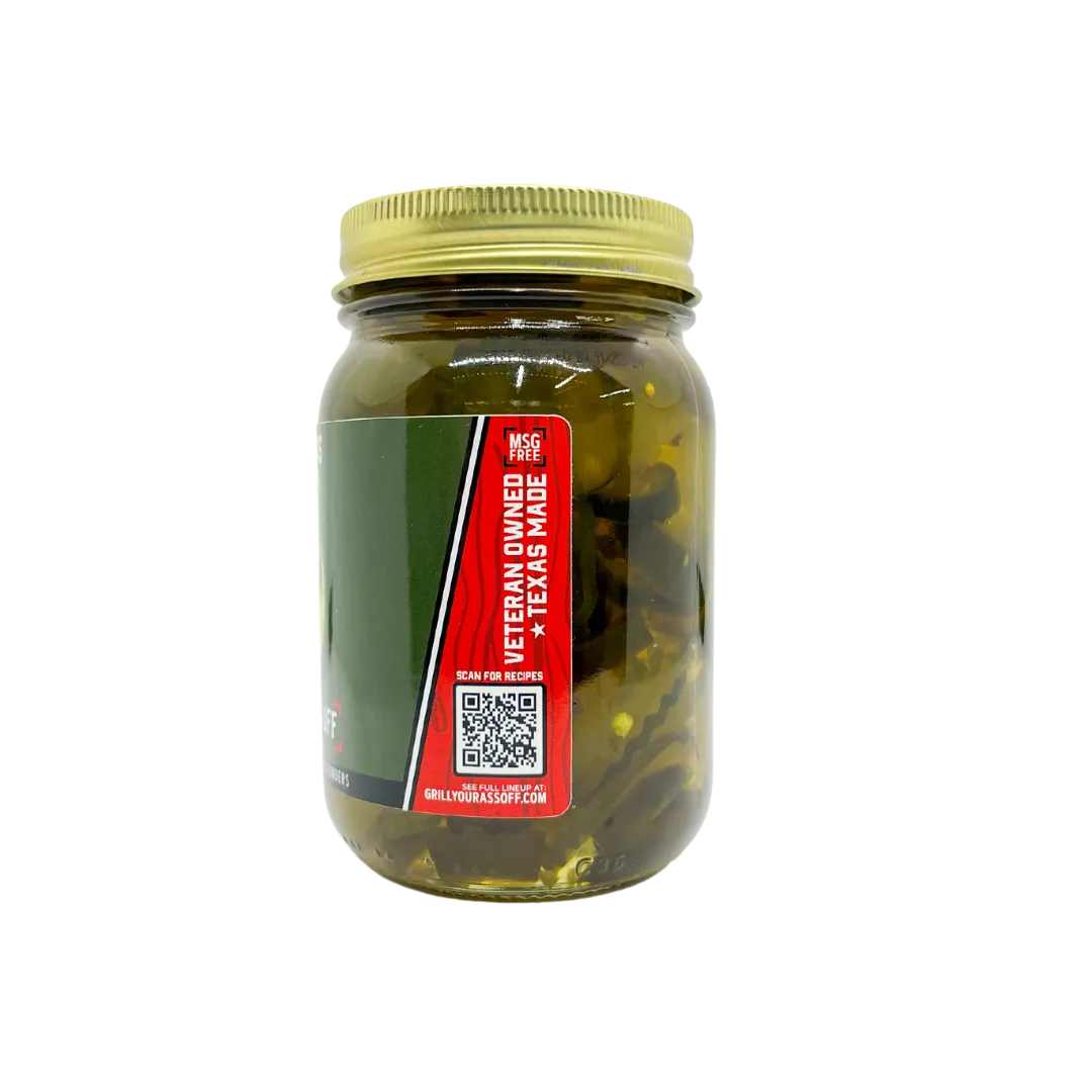 Donkey Dongs Sweet Fire Pickles - Spicy Pickle Chips