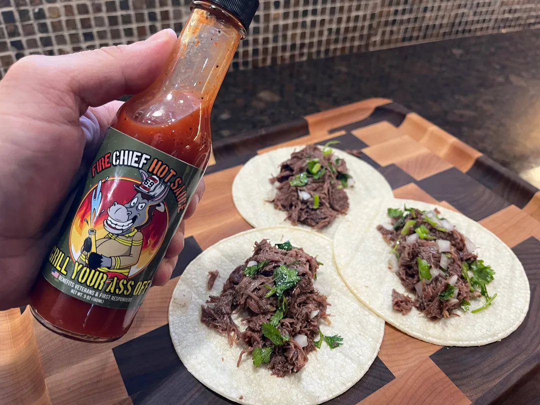 Fire Chief Hot Sauce - Mild, Flavor, Taco, Chicken, Nachos