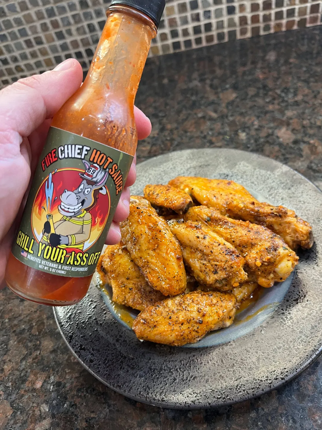 Fire Chief Hot Sauce - Mild, Flavor, Taco, Chicken, Nachos