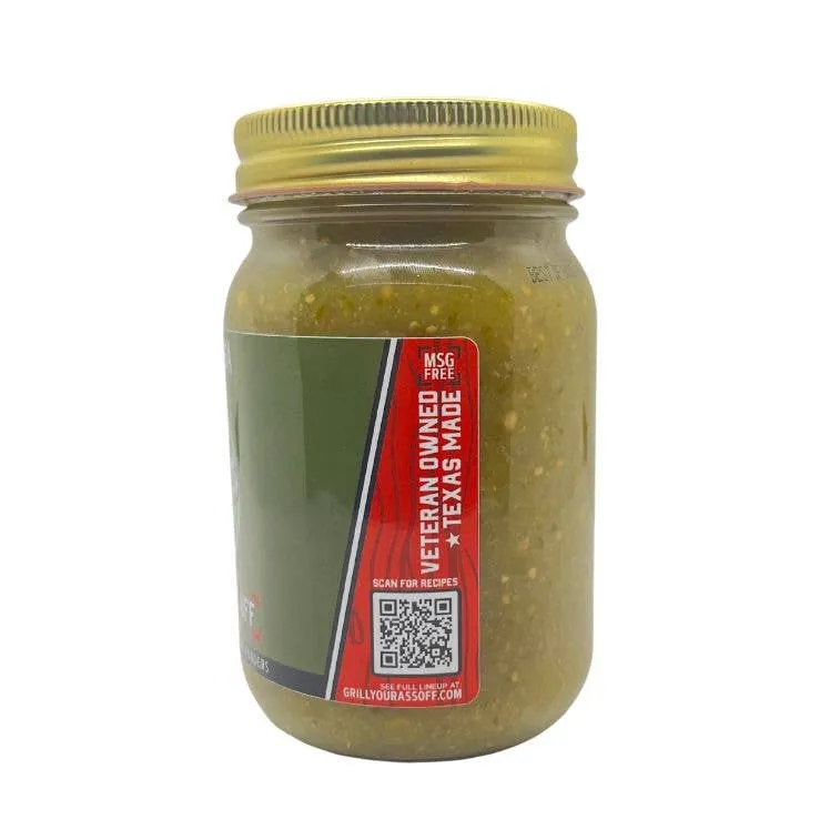 Invader Tomatillo Salsa -traditional mild onion garlic spice