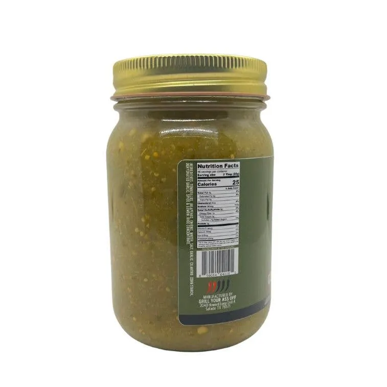 Invader Tomatillo Salsa -traditional mild onion garlic spice