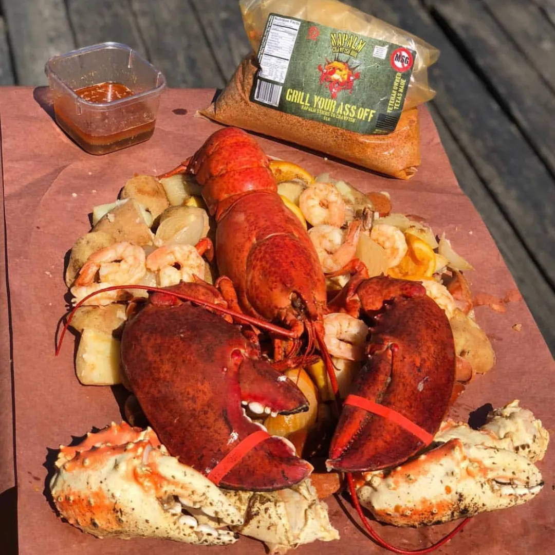 Napalm Crawfish & Seafood Boil™ - Bold Cajun Flavor 