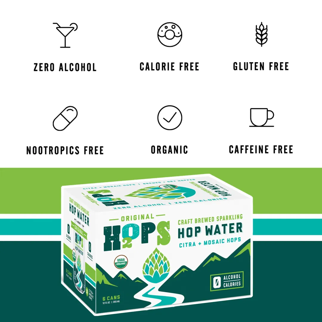 Mixed Pack Hop Water (24 pack)