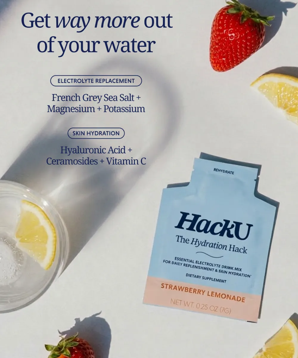 The Hydration Hack- Strawberry Lemonade