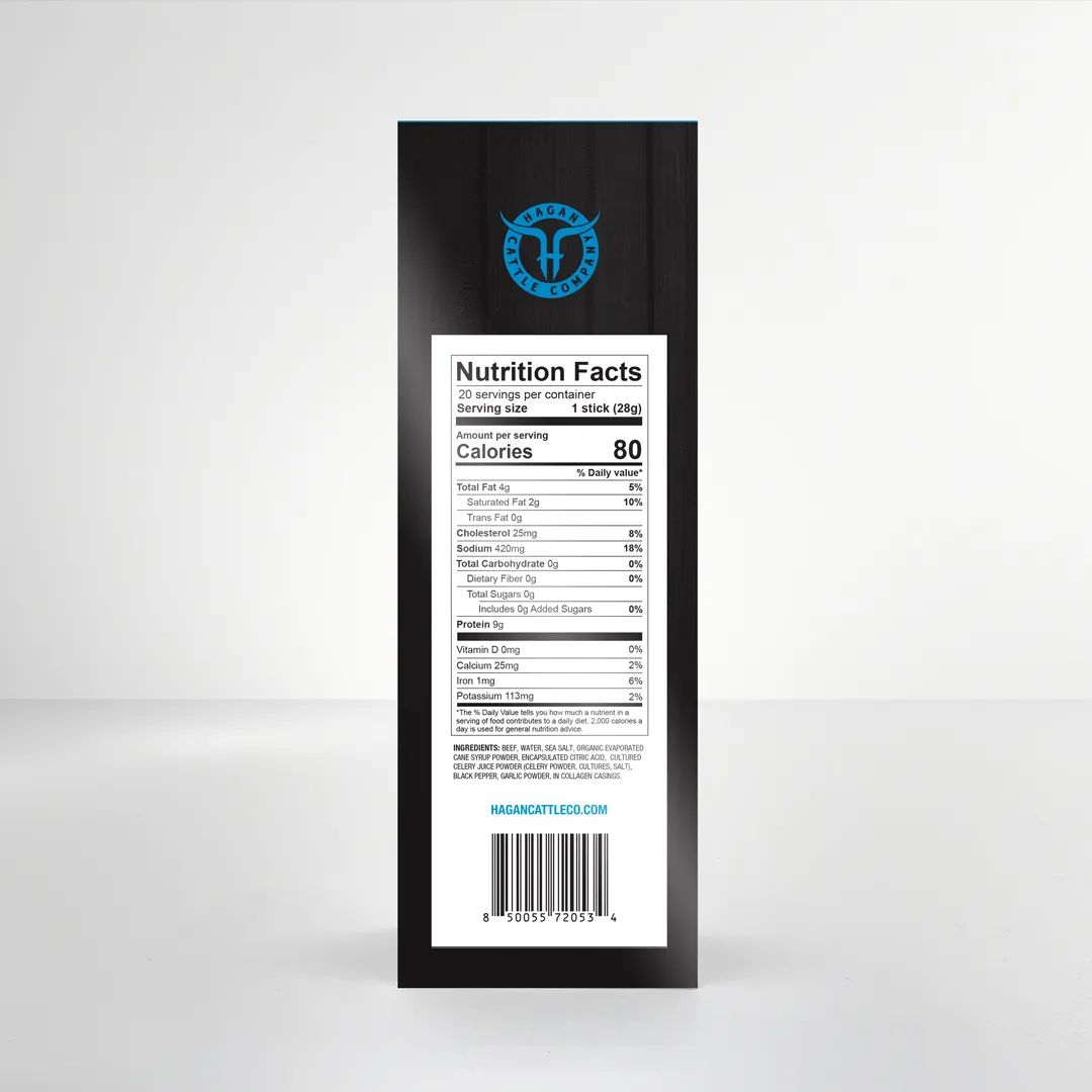 Premium Beef Sticks - Original - 20 Count