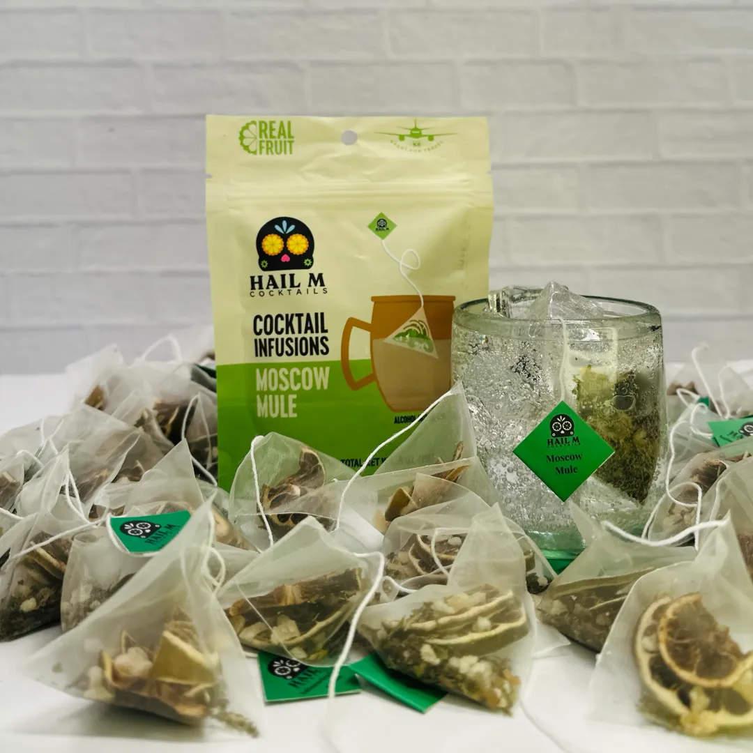 Moscow Mule Cocktail Infusion Tea Bag - To Go Travel Mixer