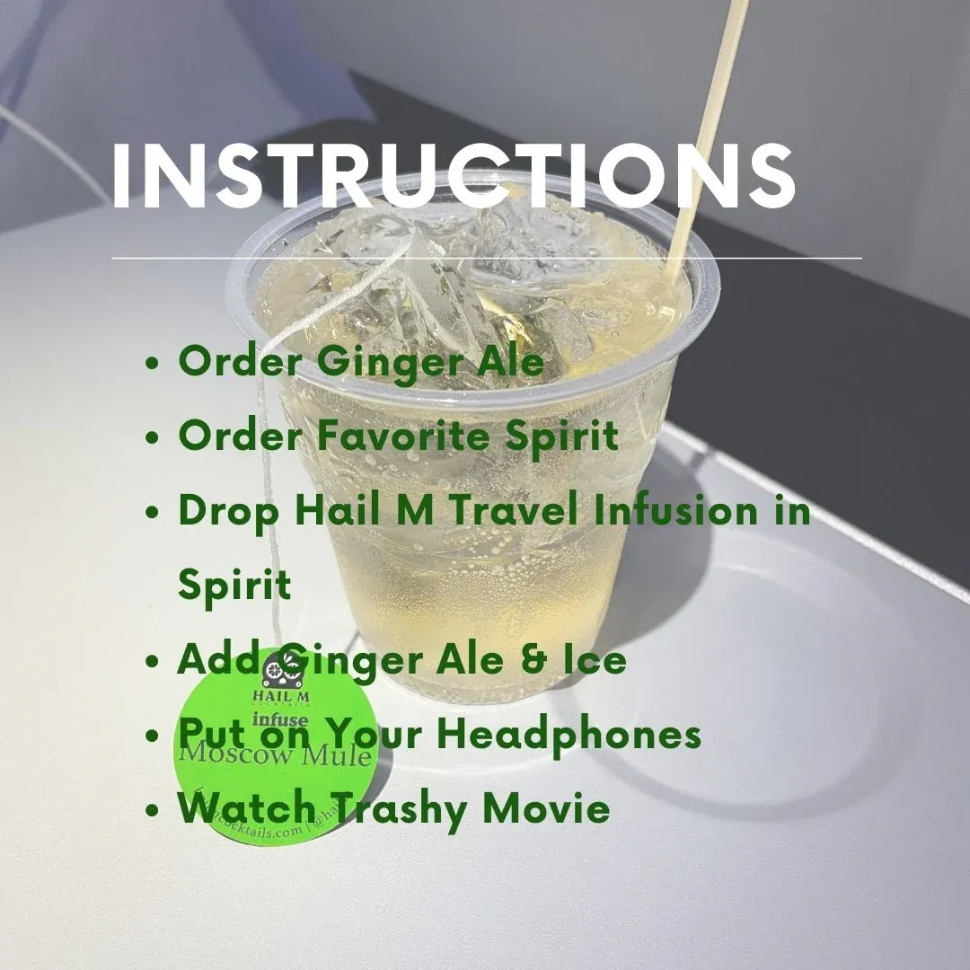Moscow Mule Cocktail Infusion Tea Bag - To Go Travel Mixer
