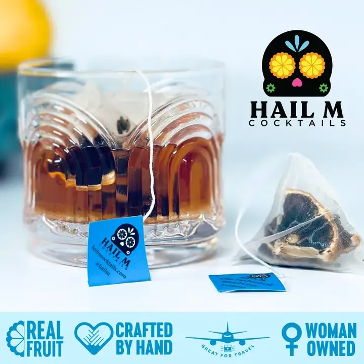 Old Fashioned Cocktail Infusion Tea Bag - To Go Travel Mixer