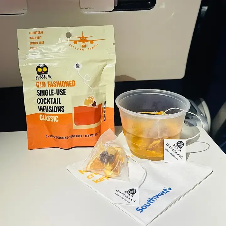 Old Fashioned Cocktail Infusion Tea Bag - To Go Travel Mixer