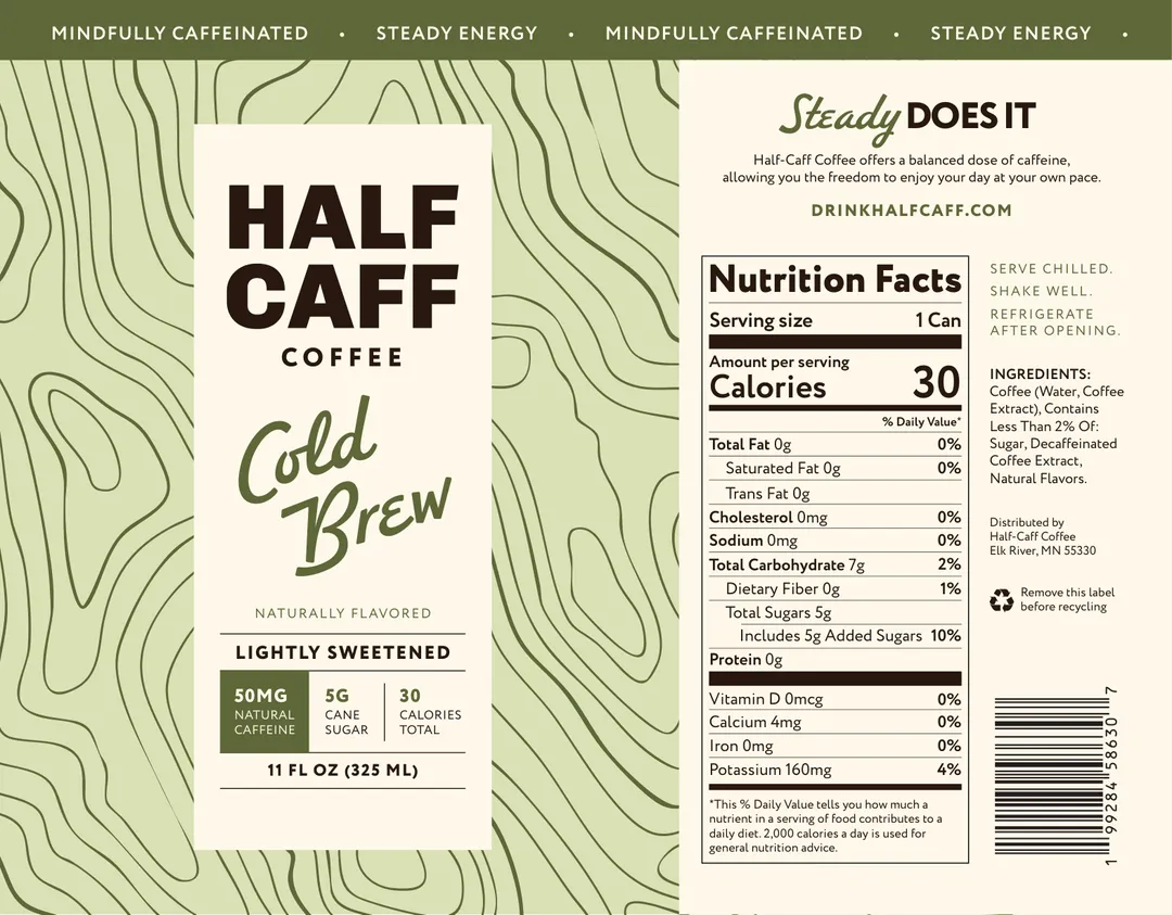 Half-Caff Classic Cold Brew