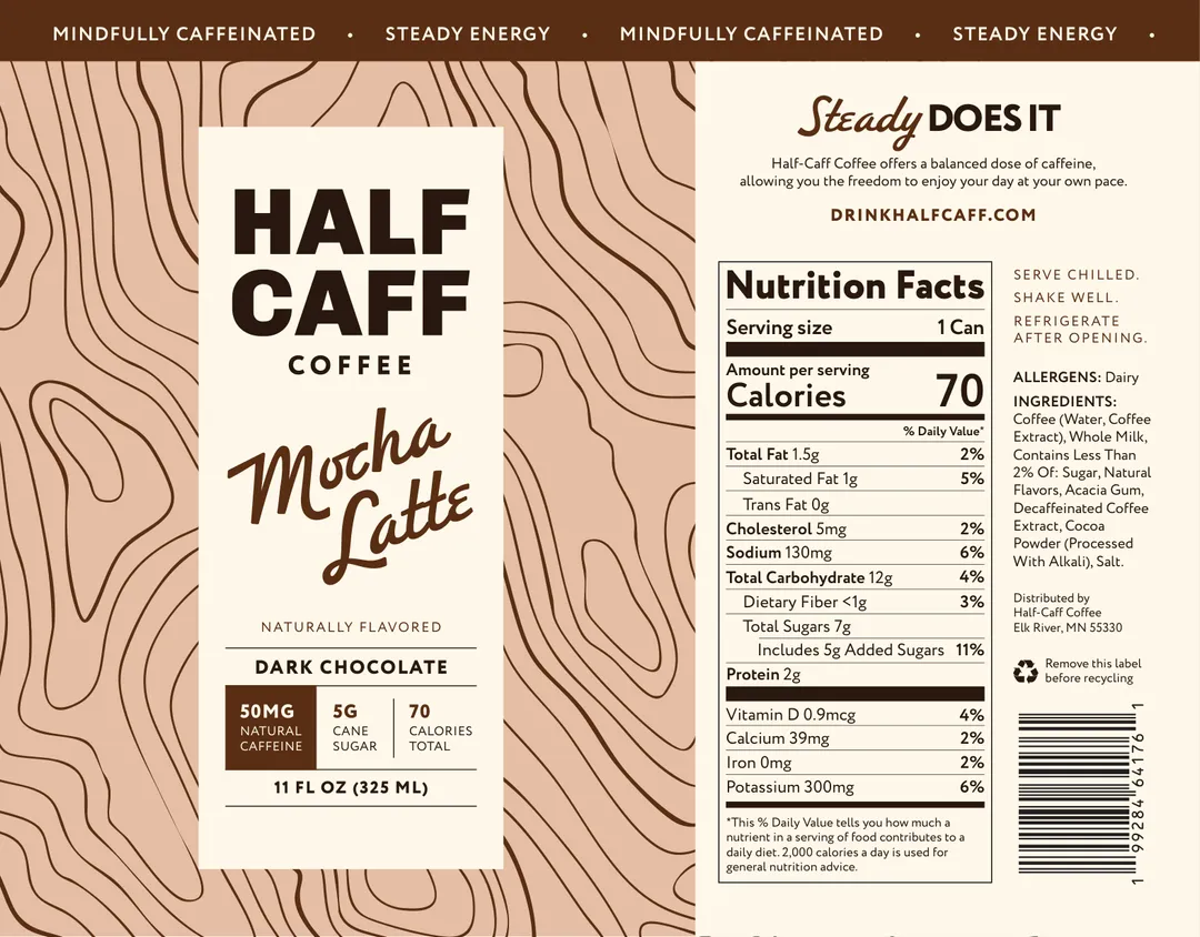 Half-Caff Mocha Latte