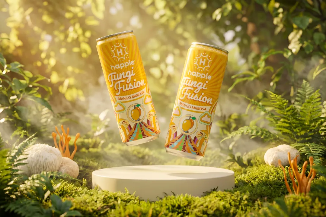 Happie Fungi Fusion Mango Mimosa Adaptogen Beverage