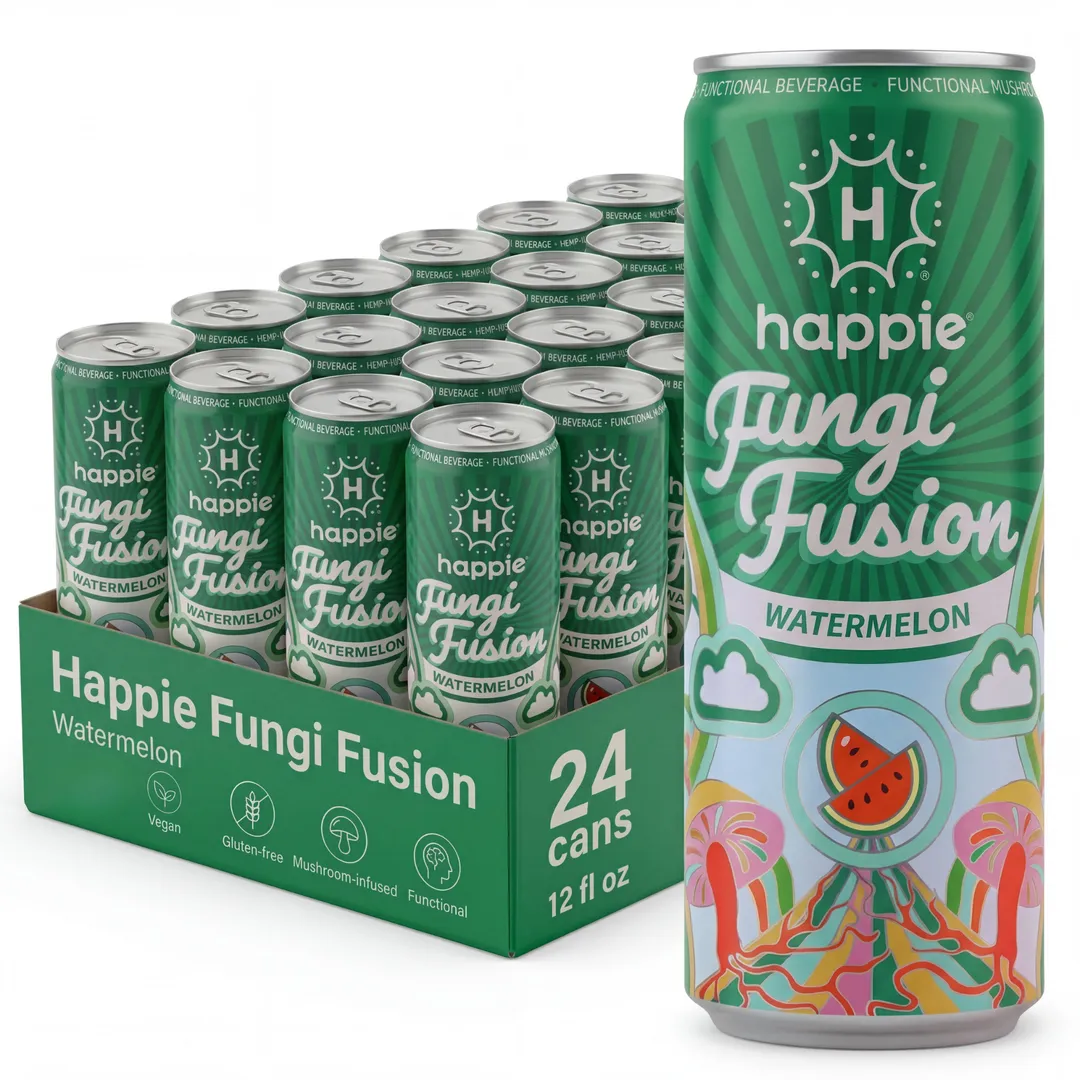 Happie Fungi Fusion Watermelon Adaptogen Beverage