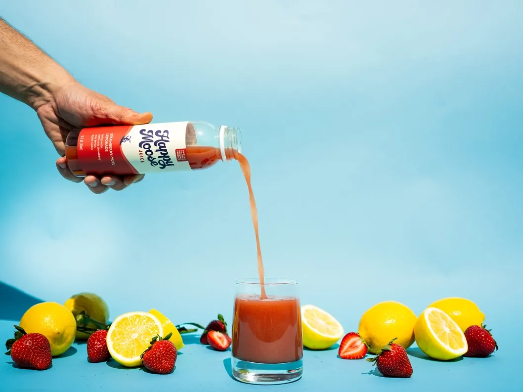Strawberry Yuzu Lemonade - Organic Cold-Press Juice