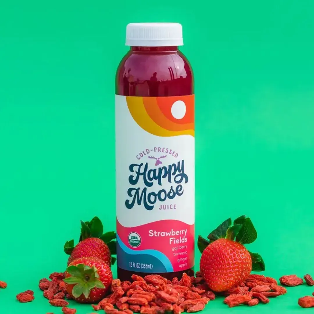 Strawberry Fields - Organic Cold-Press Juice - Goji & Ginger