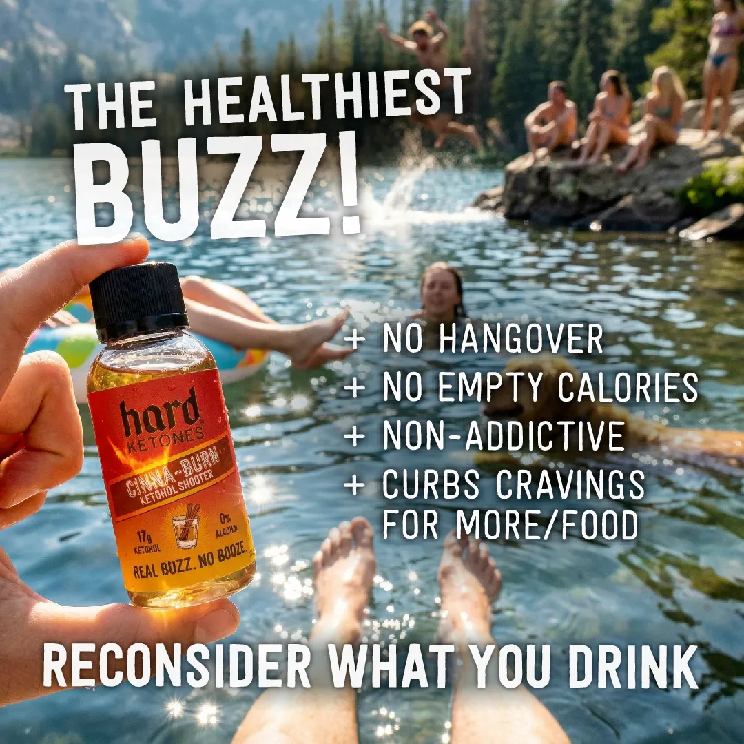 Cinna-Burn Shooter | Real Buzz. No Booze. | 17g Ketohol | 12x2oz bottles