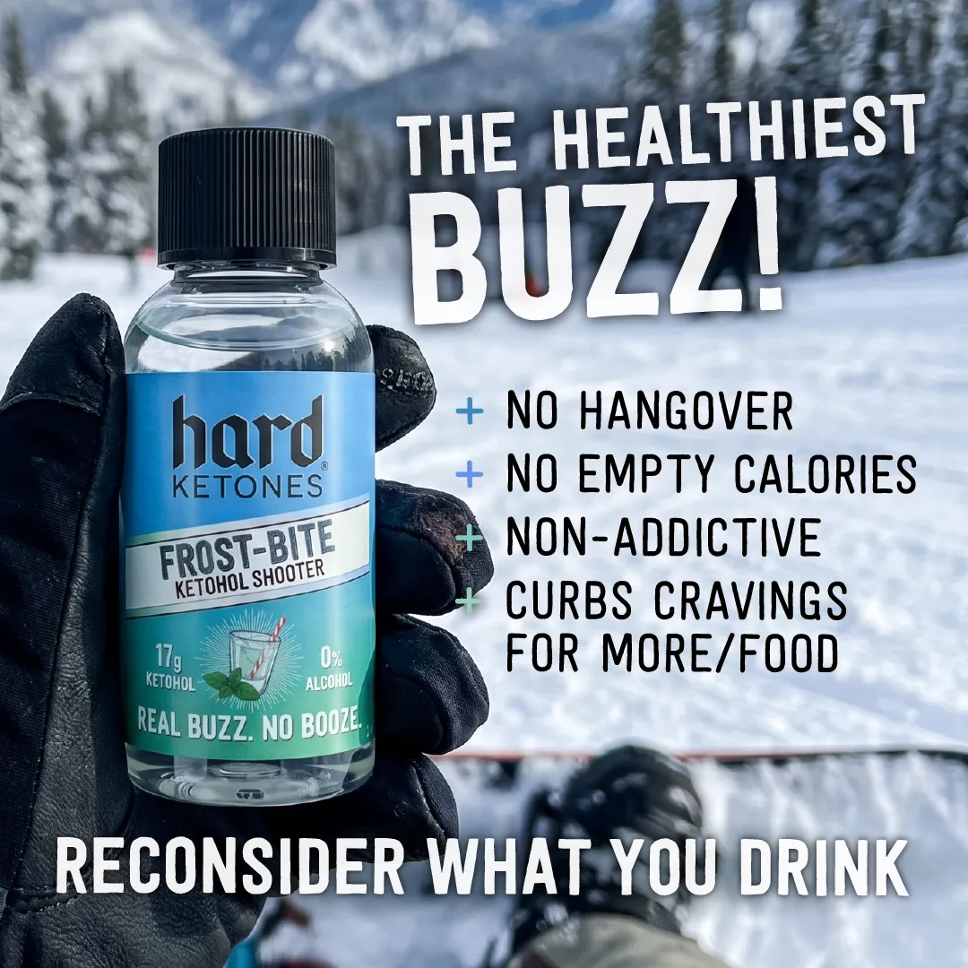 Frost-Bite Shooter | Real Buzz. No Booze. | 17g Ketohol | 12x2oz bottles