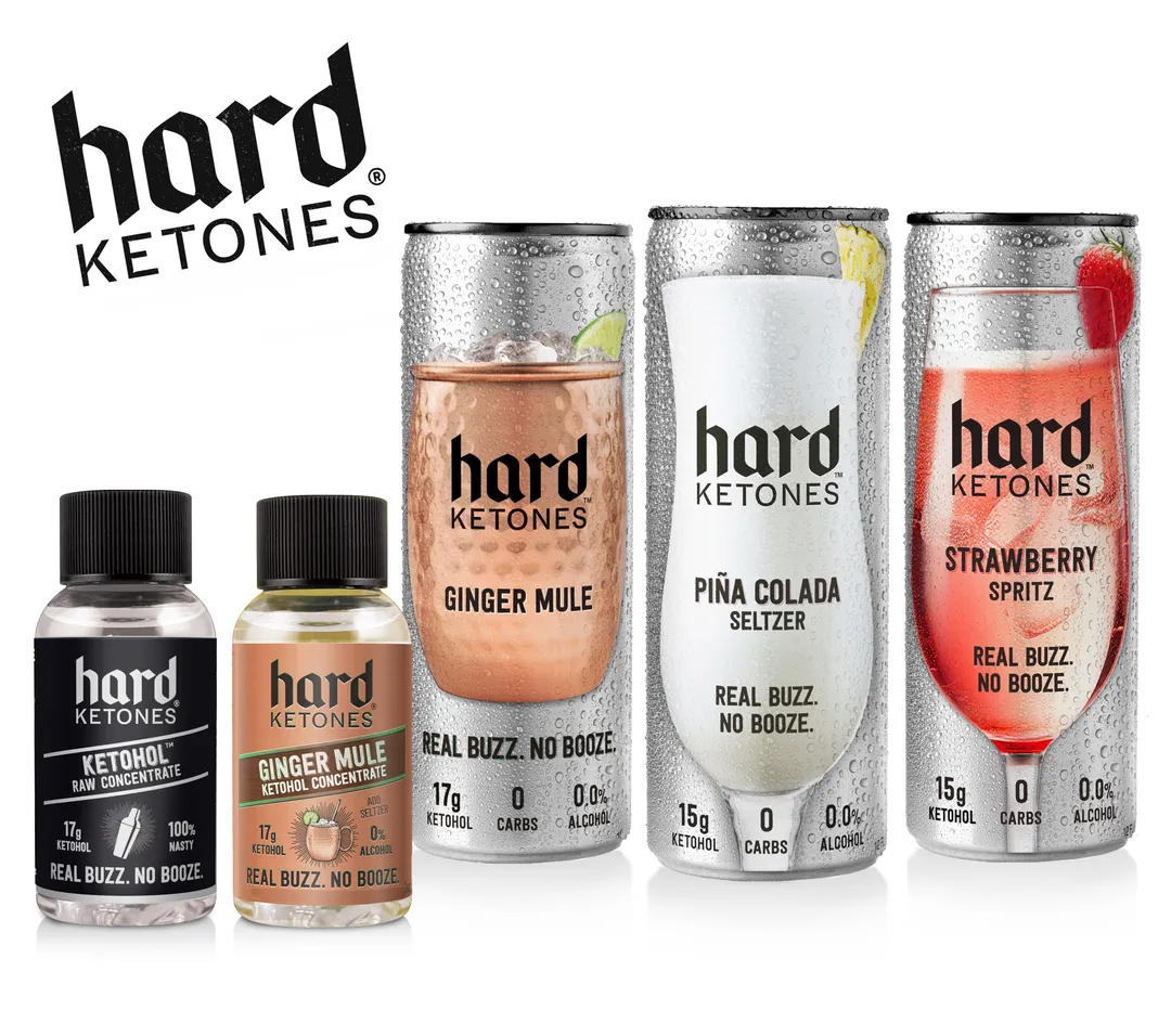 Ginger Mule Concentrate | Real Buzz. No Booze Mixer | 17g Ketohol | 12x2oz 17g Ketohol (Stevia)