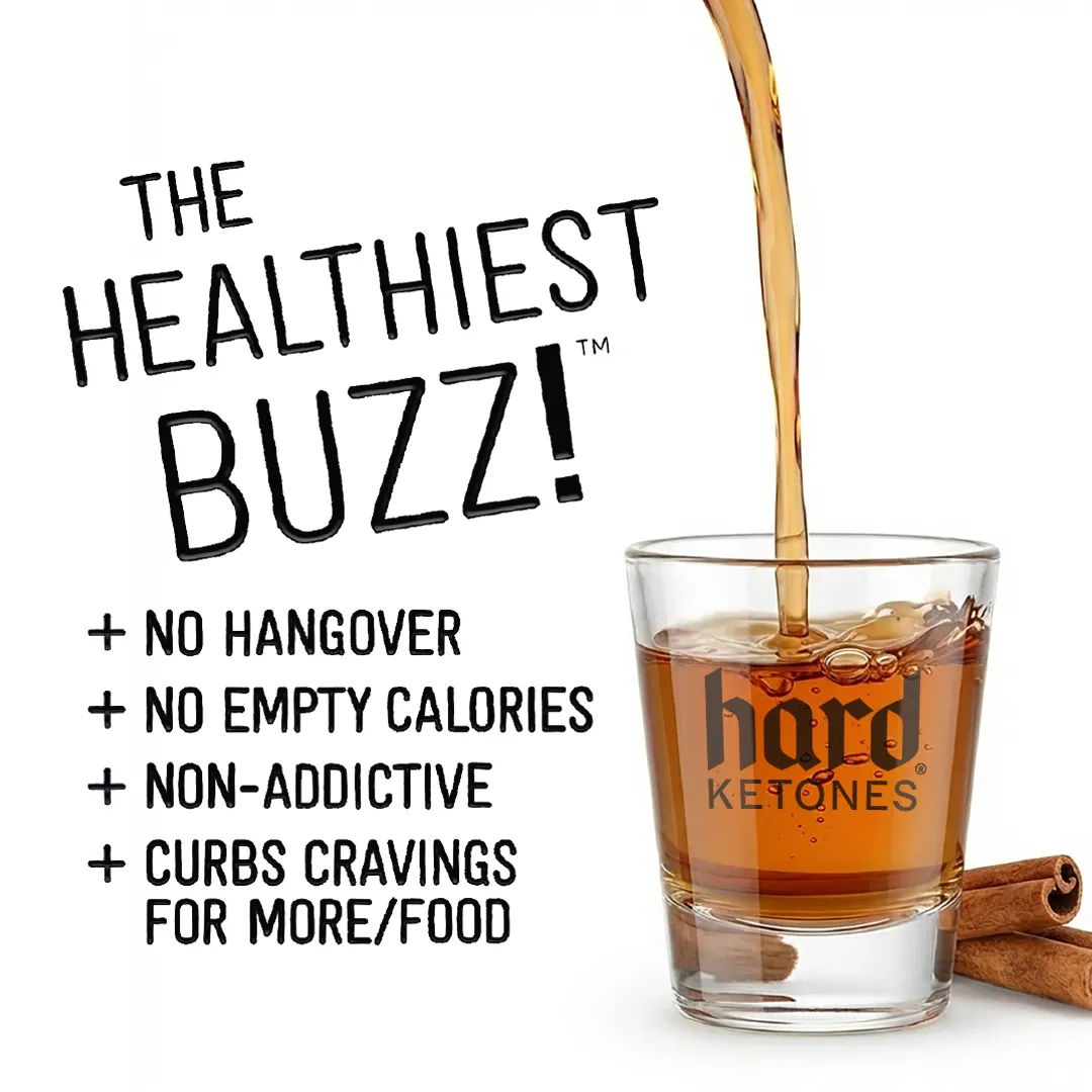Cinna-Burn Shooter | Real Buzz. No Booze. | 17g Ketohol | 12x2oz bottles