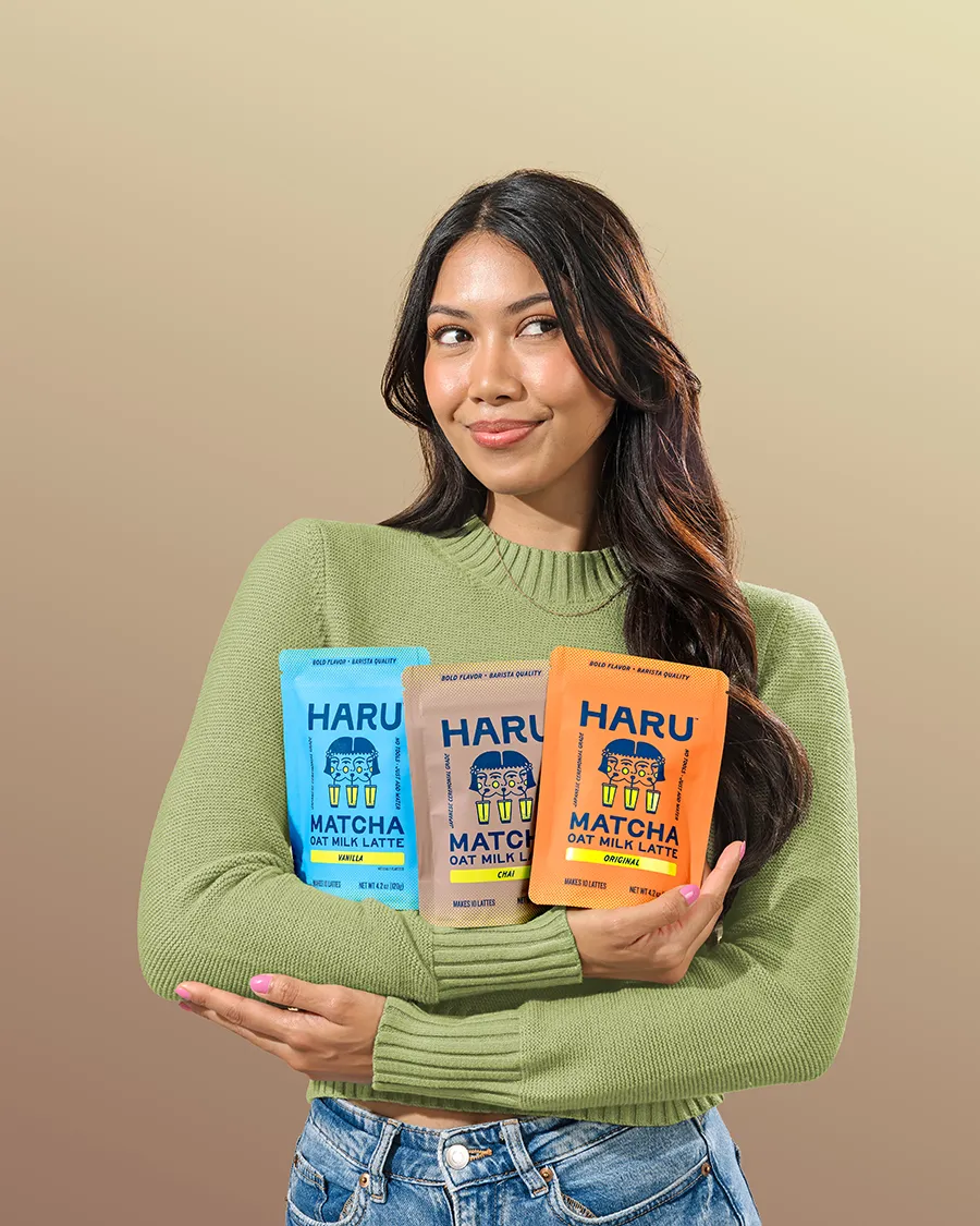 Haru Vanilla Matcha Oat Milk Latte Mix