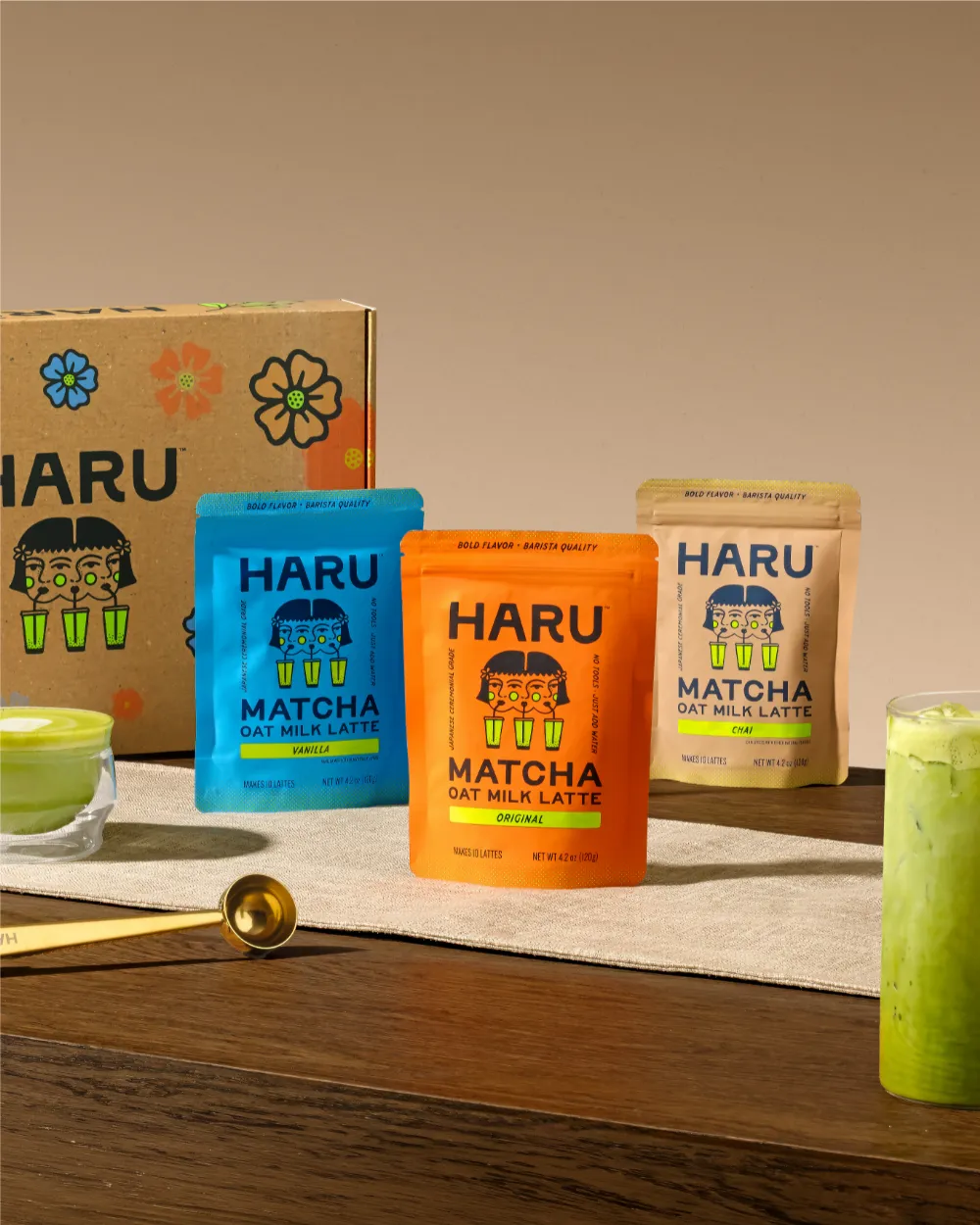 Haru Matcha 3-Pack Gift Set