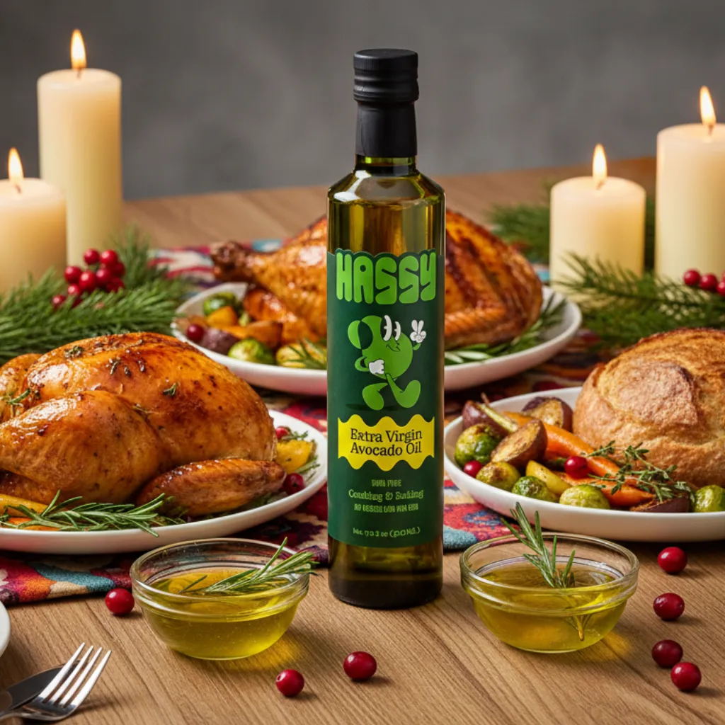 HASSY Extra Virgin Avocado Oil Perfect for Salads, Drizzles & Finishing Touches