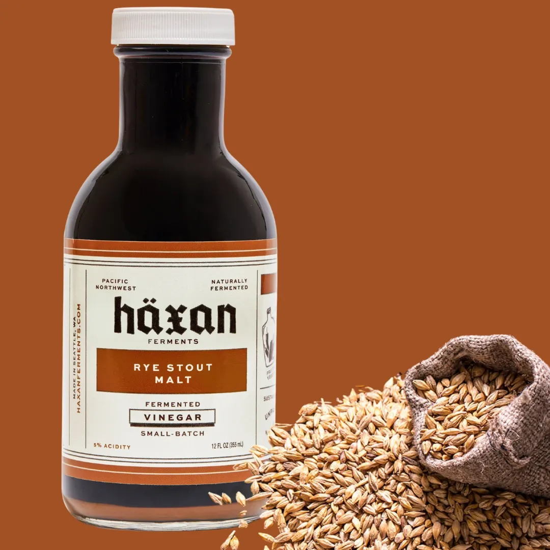 Rye Stout Beer Malt Vinegar - Richly Nutty, Boldly Complex