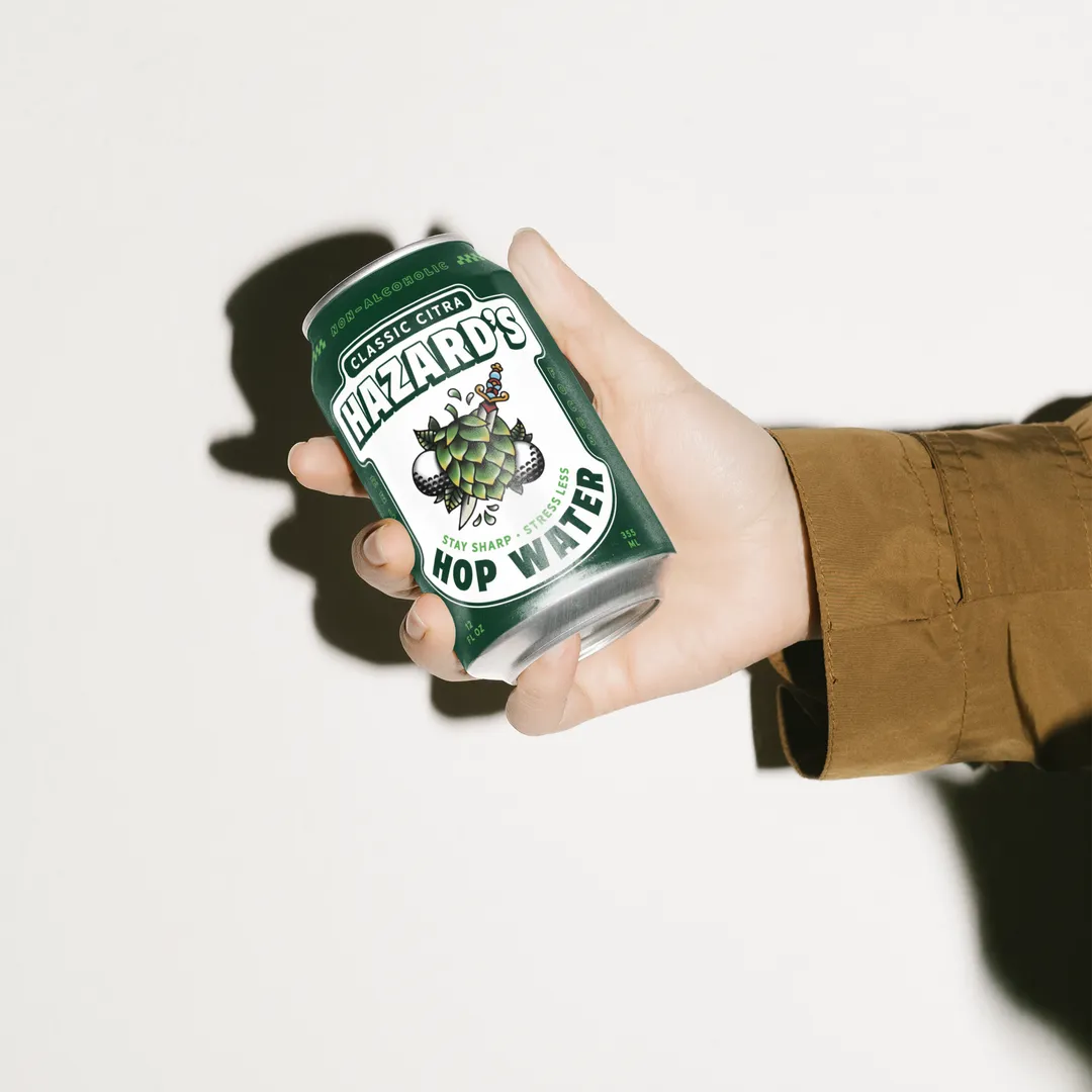 Hazard's Sparkling Hop Water Classic Citra - 12oz