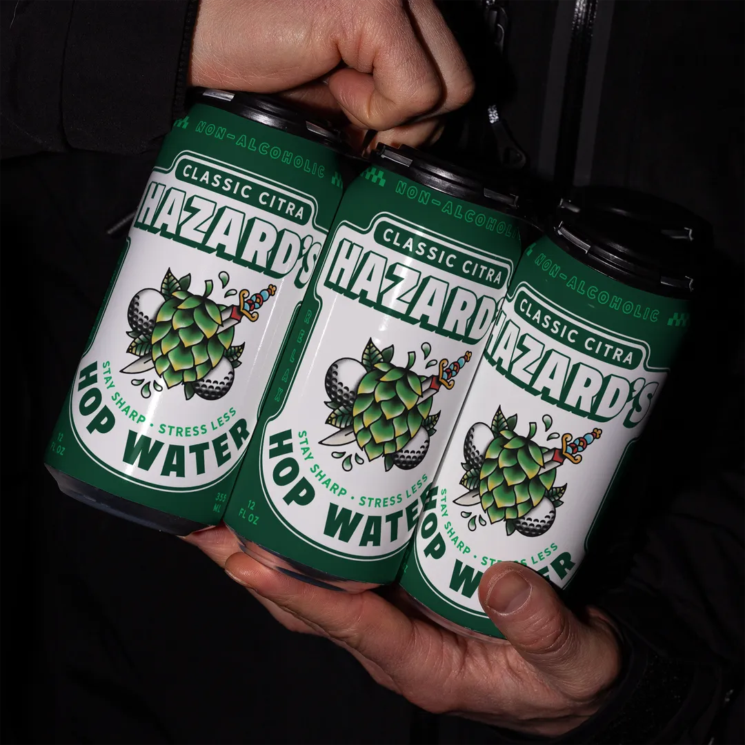Hazard's Sparkling Hop Water Classic Citra - 12oz