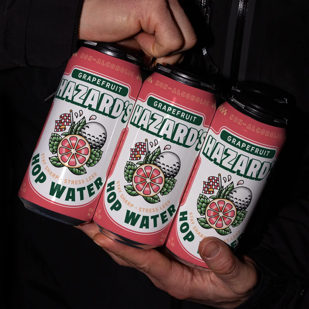 Hazard's Sparkling Hop Water Grapefruit - 12oz