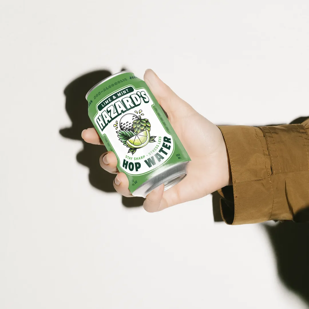 Hazard's Sparkling Hop Water Lime & Mint - 12oz
