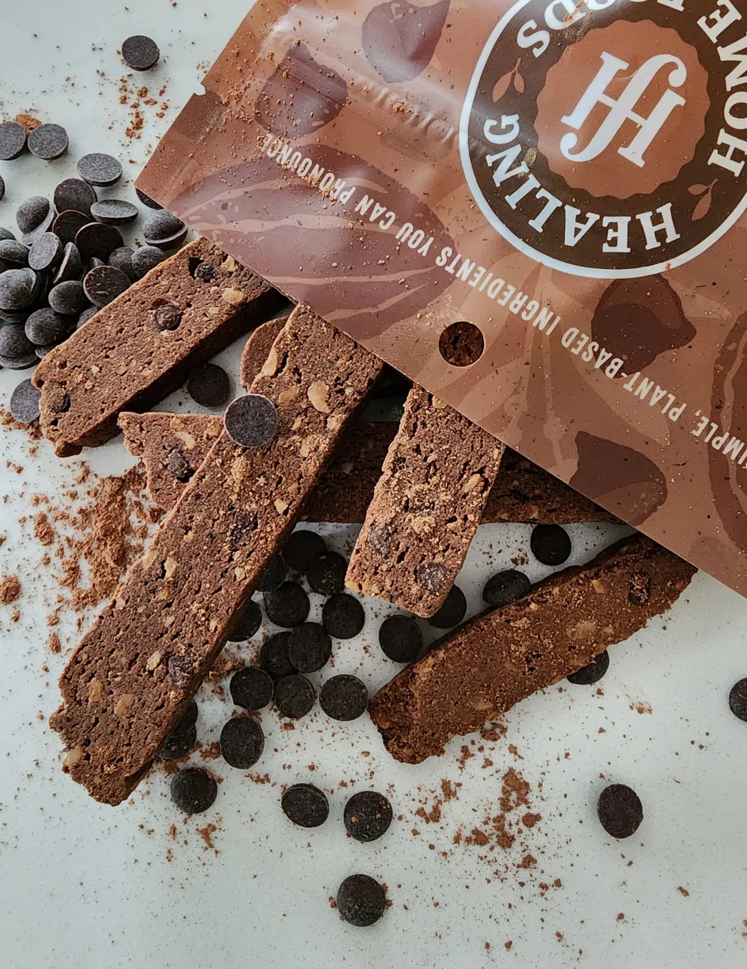 Dunkable Biscotti Double Chocolate Chip