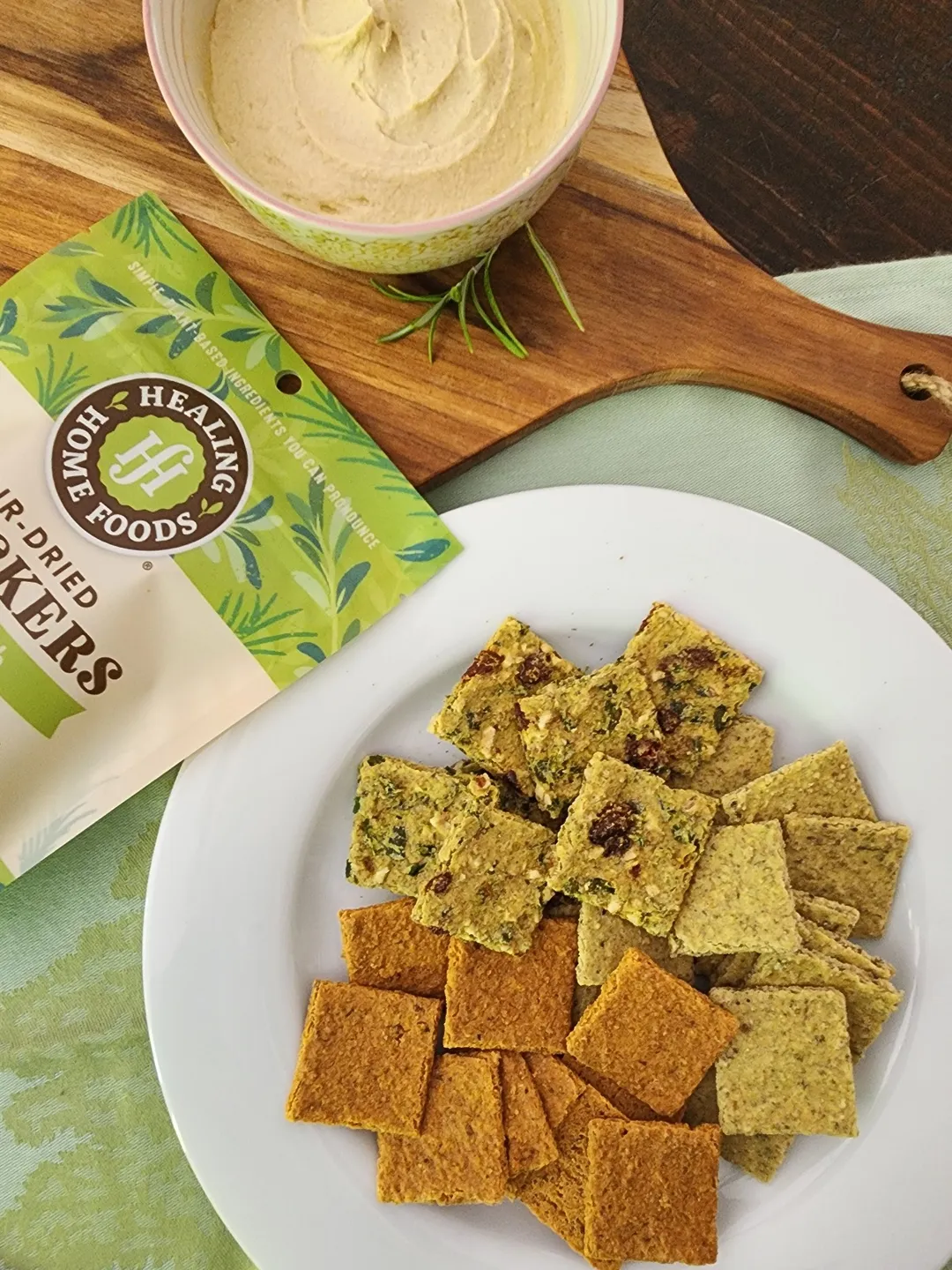 Air-Dried Crackers Garden Herb