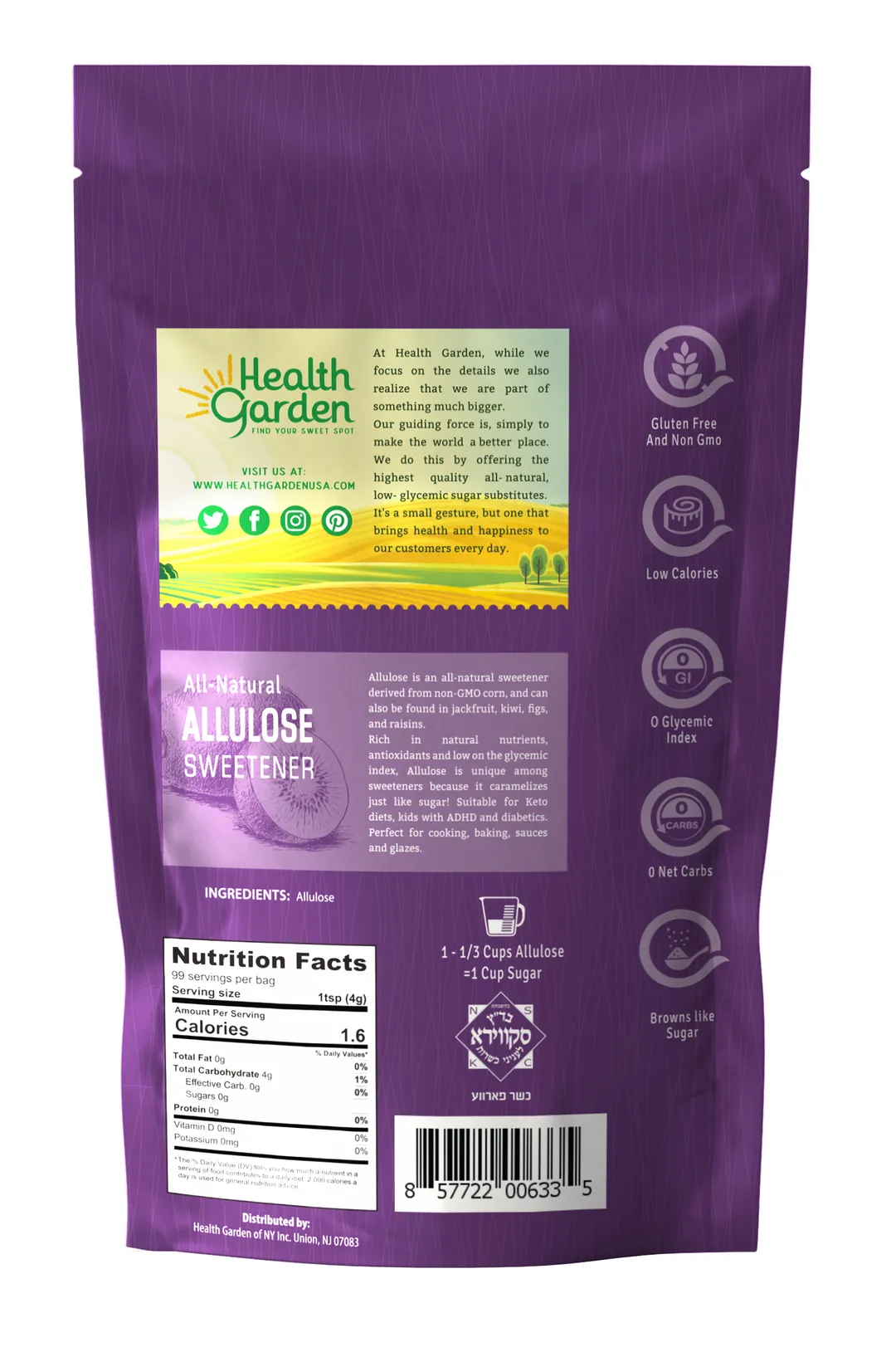 Allulose Sweetener 14oz