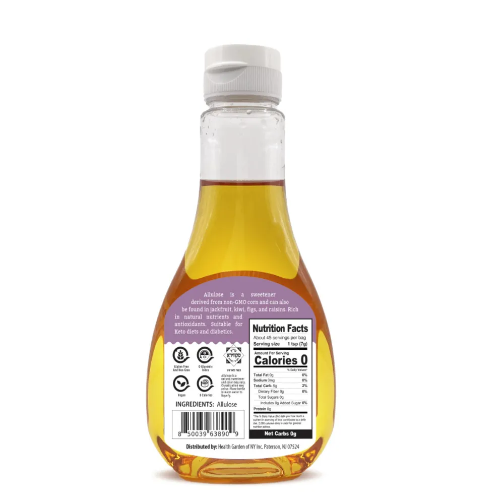 Health Garden Allulose Syrup 11.5 oz.