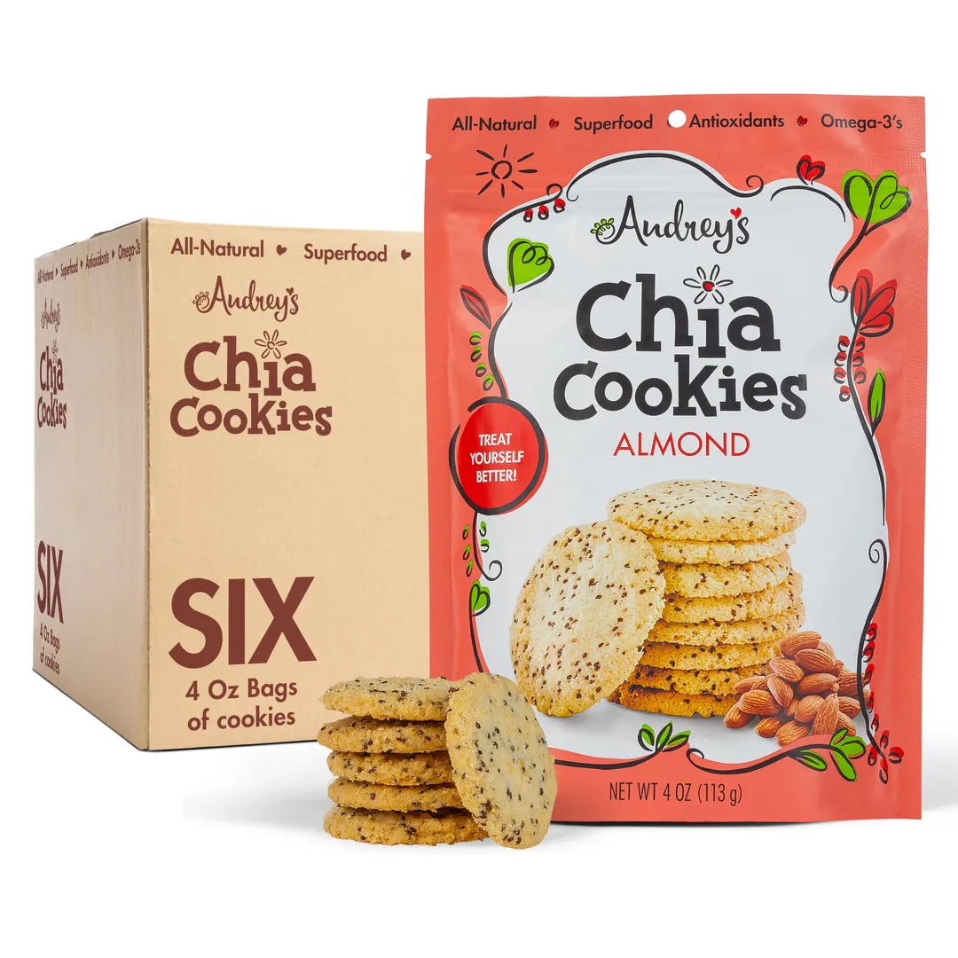 Audrey's Chia Cookies - Almond